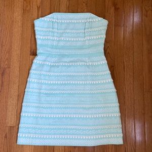 Vineyard Vines Kentucky Derby strapless dress